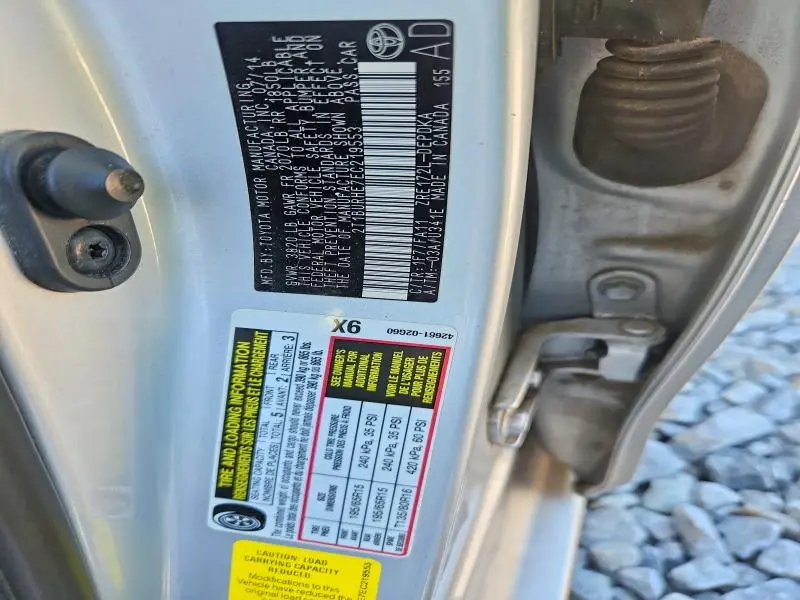 2014 TOYOTA COROLLA L  