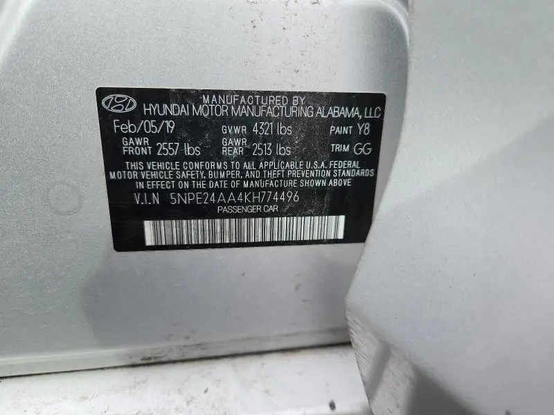 2019 HYUNDAI SONATA ECO  