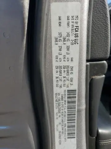 2020 JEEP GRAND CHEROKEE LIMITED  