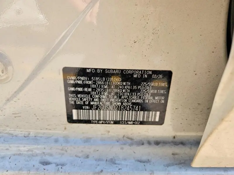2026 SUBARU CROSSTREK LIMITED  