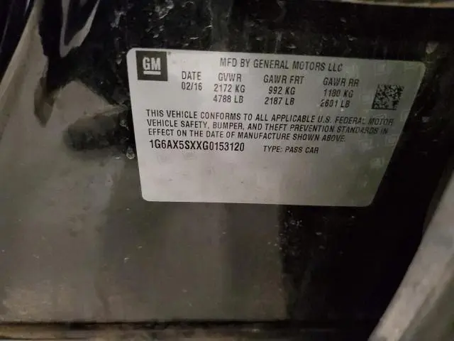 2016 CADILLAC CTS LUXURY COLLECTION  