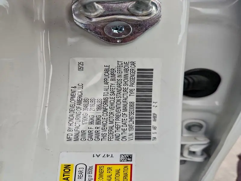 2025 HONDA CIVIC SPORT  