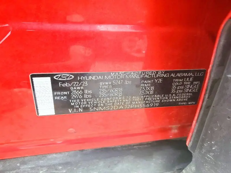 2023 HYUNDAI SANTA FE   