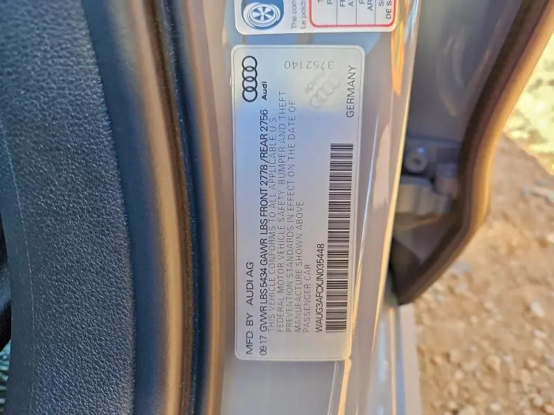 2018 AUDI A6 PREMIUM PLUS  