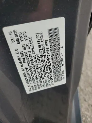 2016 HONDA ODYSSEY SE  