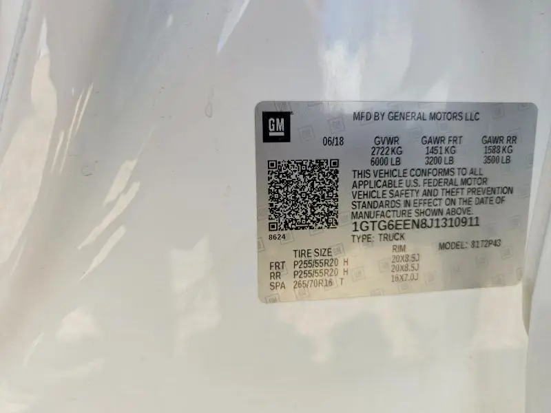 2018 GMC CANYON DENALI  