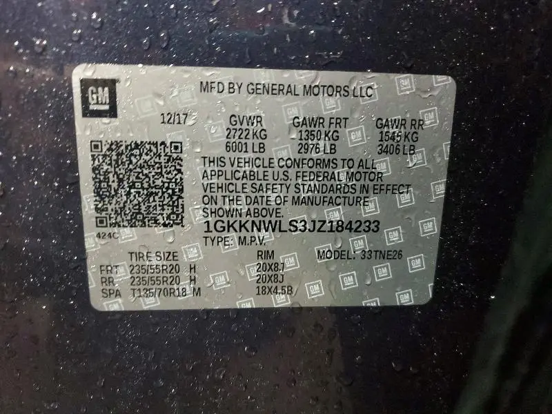 2018 GMC ACADIA SLT-2  