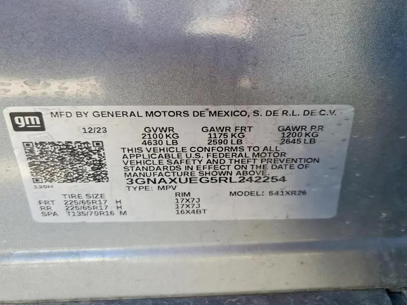 2024 CHEVROLET EQUINOX LT  