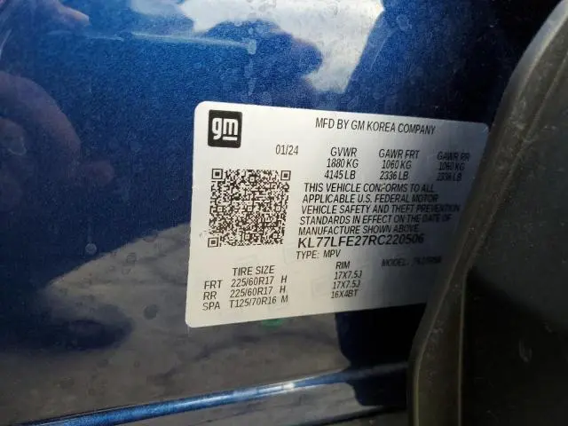 2024 CHEVROLET TRAX LS