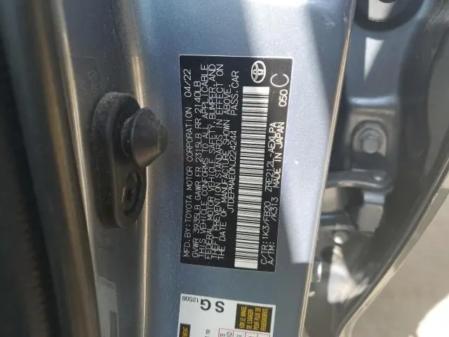 2022 TOYOTA COROLLA LE  