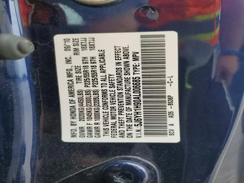 2010 HONDA ELEMENT SC  