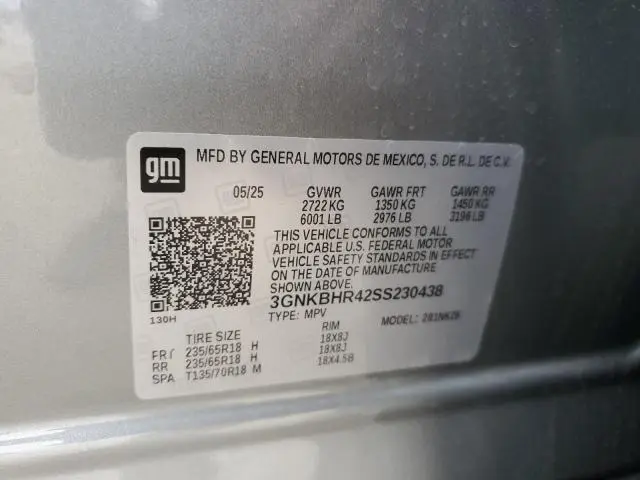 2025 CHEVROLET BLAZER 2LT  