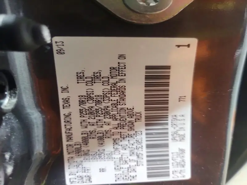 2014 TOYOTA TUNDRA DOUBLE CAB SR  