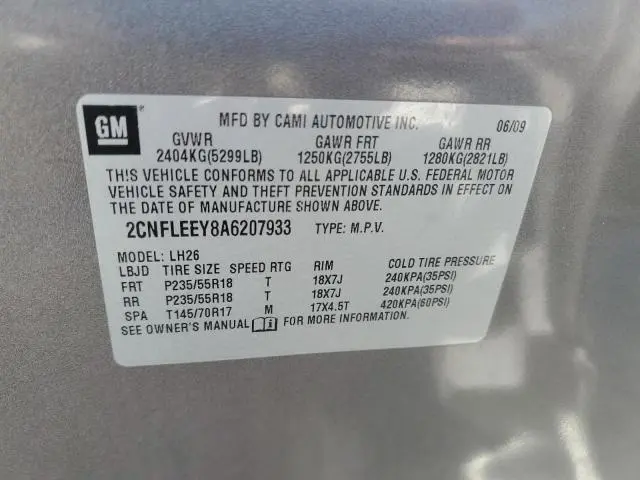 2010 CHEVROLET EQUINOX LT  