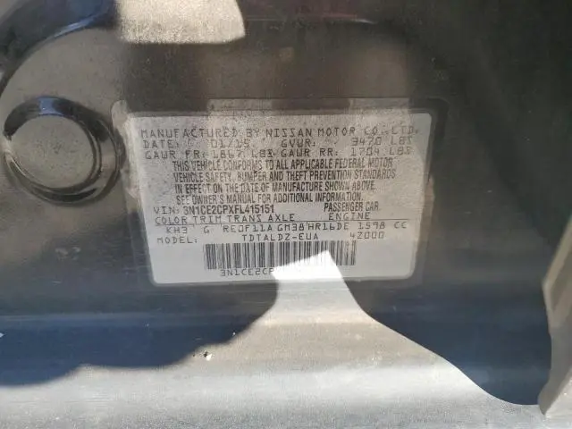 2015 NISSAN VERSA NOTE S  