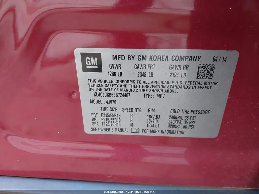 2014 BUICK ENCORE LEATHER