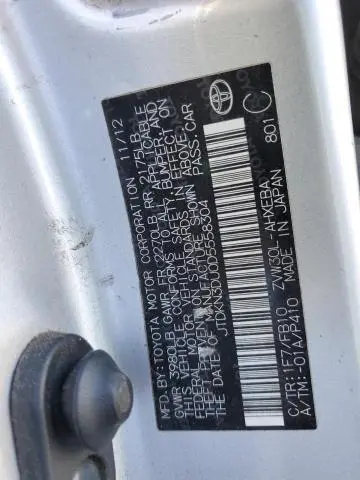 2013 TOYOTA PRIUS   
