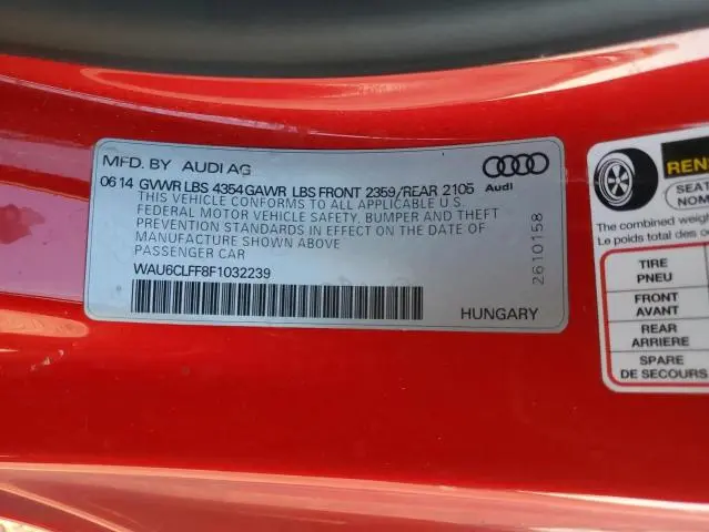 2015 AUDI A3 PREMIUM  