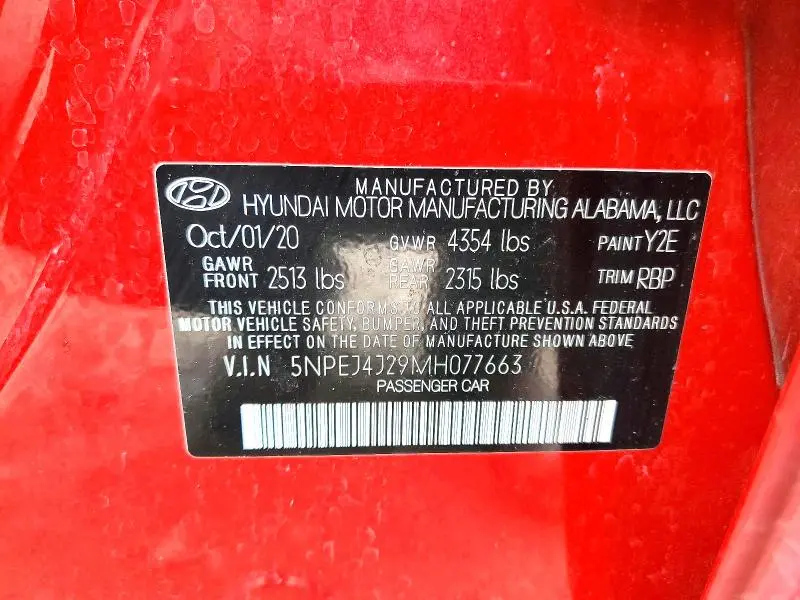 2021 HYUNDAI SONATA SEL PLUS  