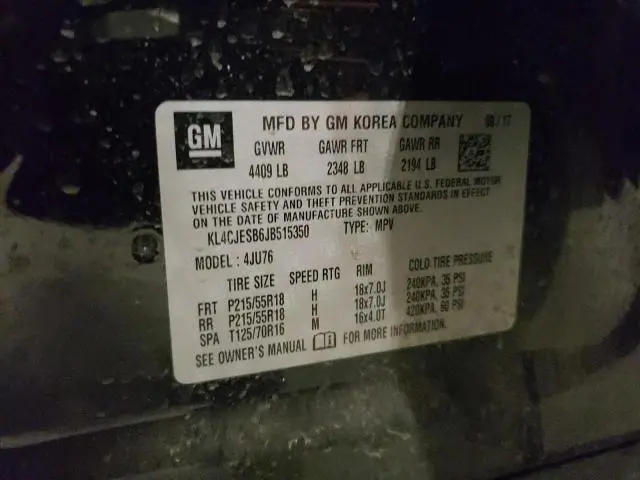 2018 BUICK ENCORE PREFERRED