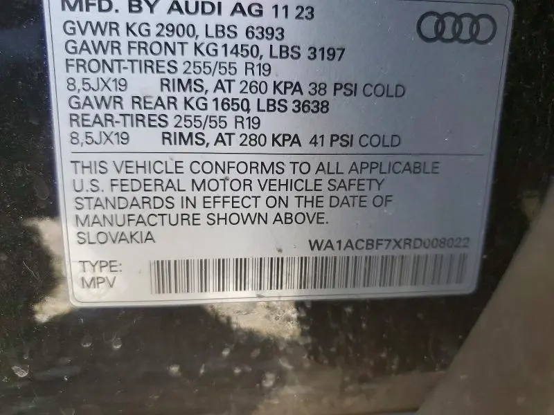 2024 AUDI Q7 PREMIUM  