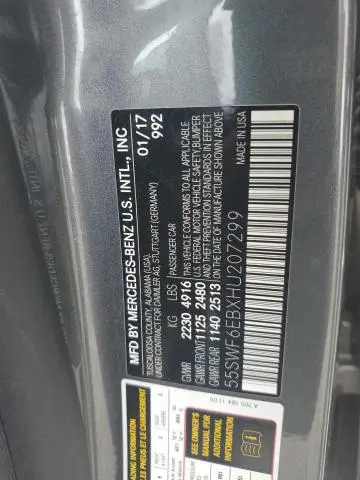 2017 MERCEDES-BENZ C 43 4MATIC AMG  