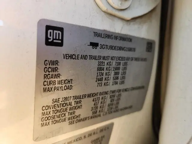 2022 GMC SIERRA LIMITED K1500 SLT  