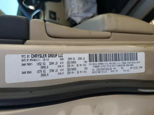 2015 JEEP GRAND CHEROKEE LIMITED  