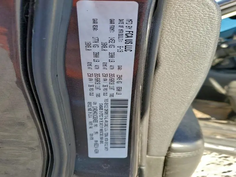 2019 DODGE DURANGO SXT  