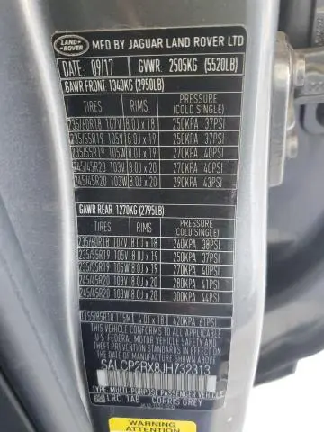 2018 LAND ROVER DISCOVERY SPORT SE  