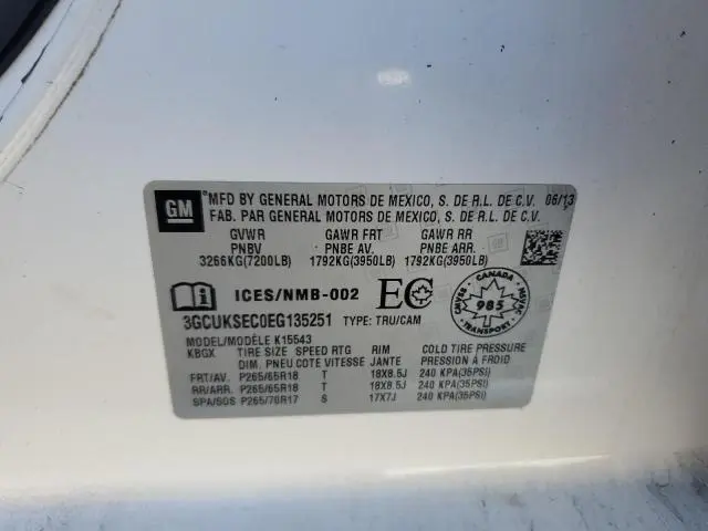 2014 CHEVROLET SILVERADO K1500 LTZ