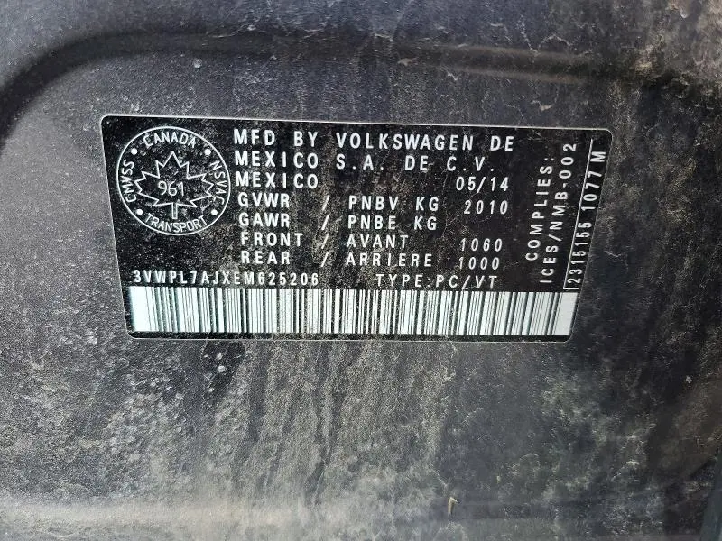 2014 VOLKSWAGEN JETTA TDI  