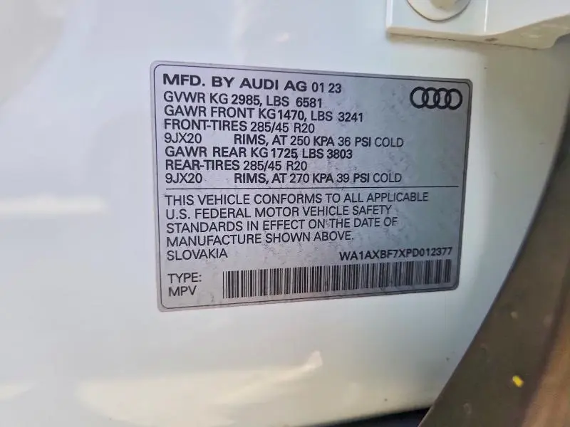 2023 AUDI Q7 PREMIUM  