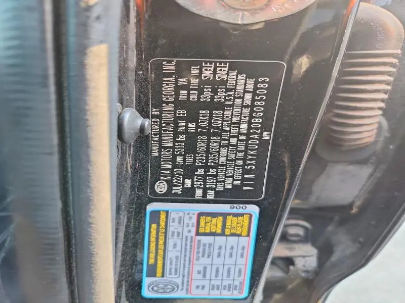 2011 KIA SORENTO EX  