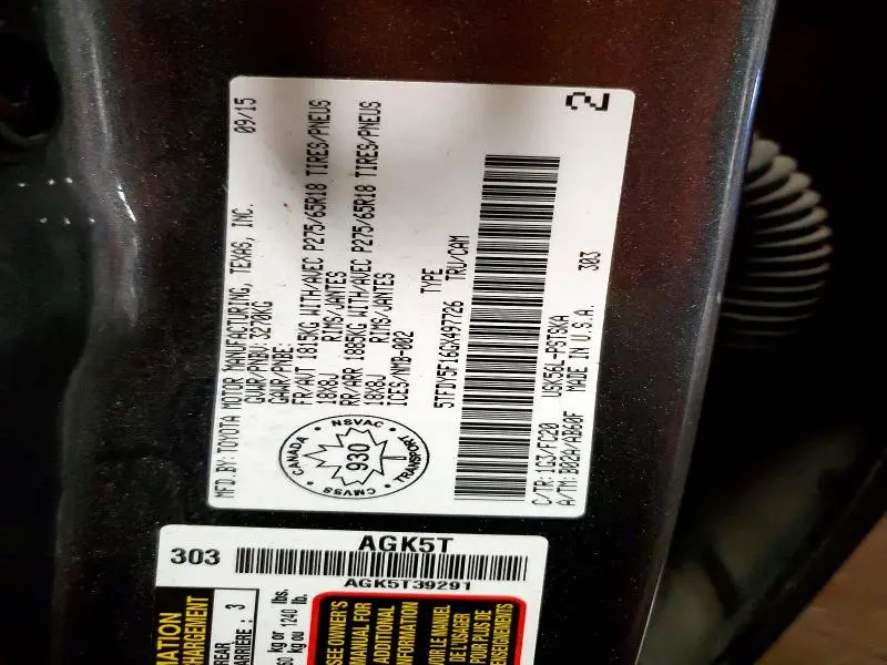 2016 TOYOTA TUNDRA SR5  