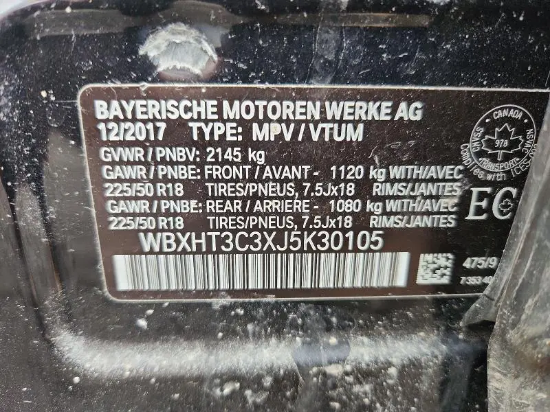 2018 BMW X1 XDRIVE28I  