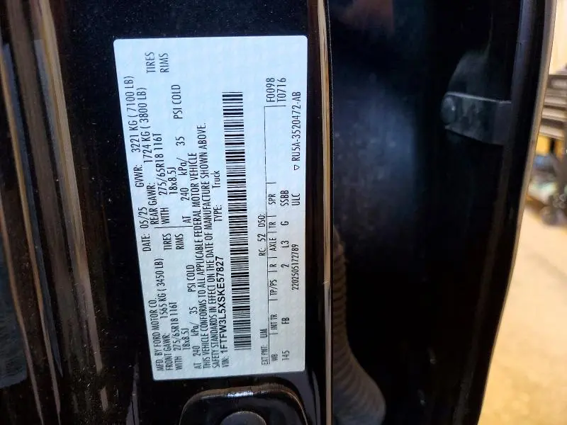 2025 FORD F150 XLT  