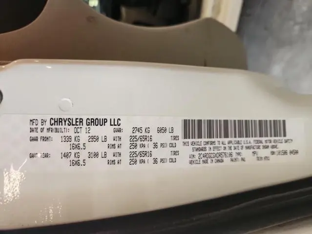2013 DODGE GRAND CARAVAN SXT  