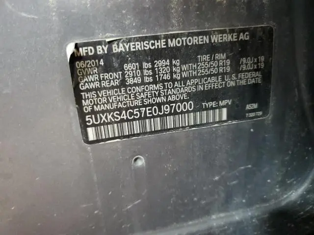 2014 BMW X5 XDRIVE35D  