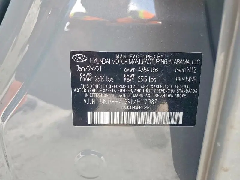 2021 HYUNDAI SONATA LIMITED  