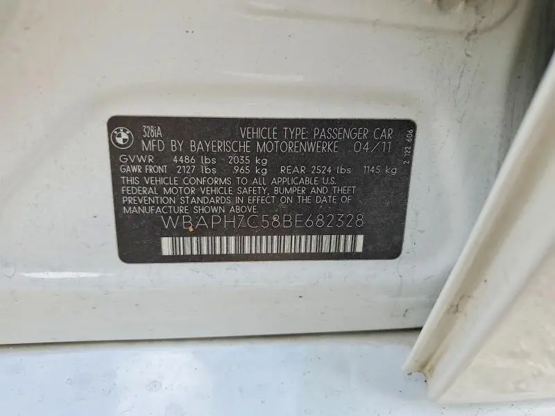 2011 BMW 328 I  