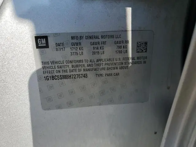 2017 CHEVROLET CRUZE LS  