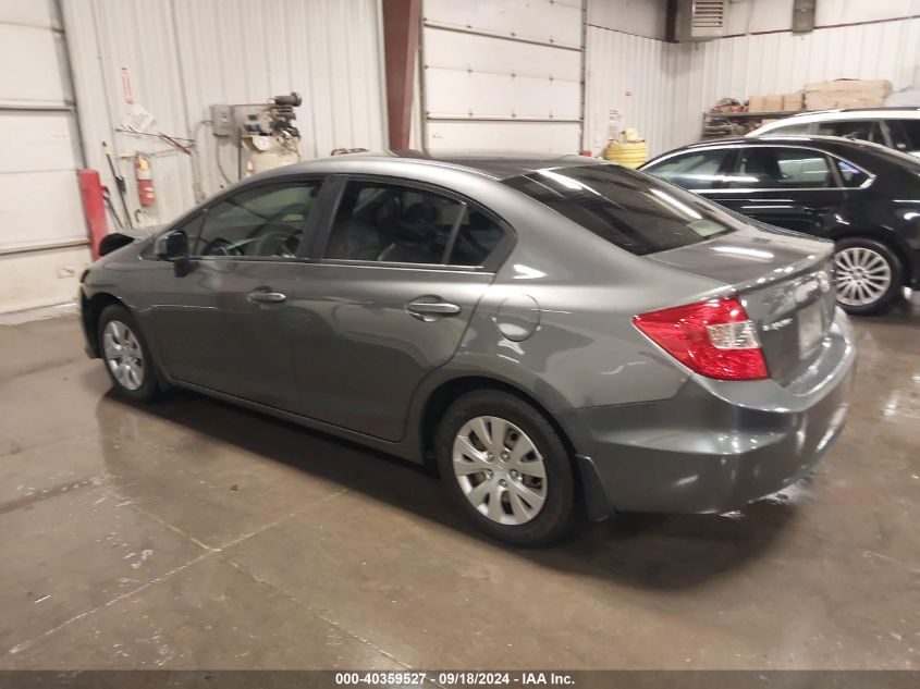 2012 HONDA CIVIC LX