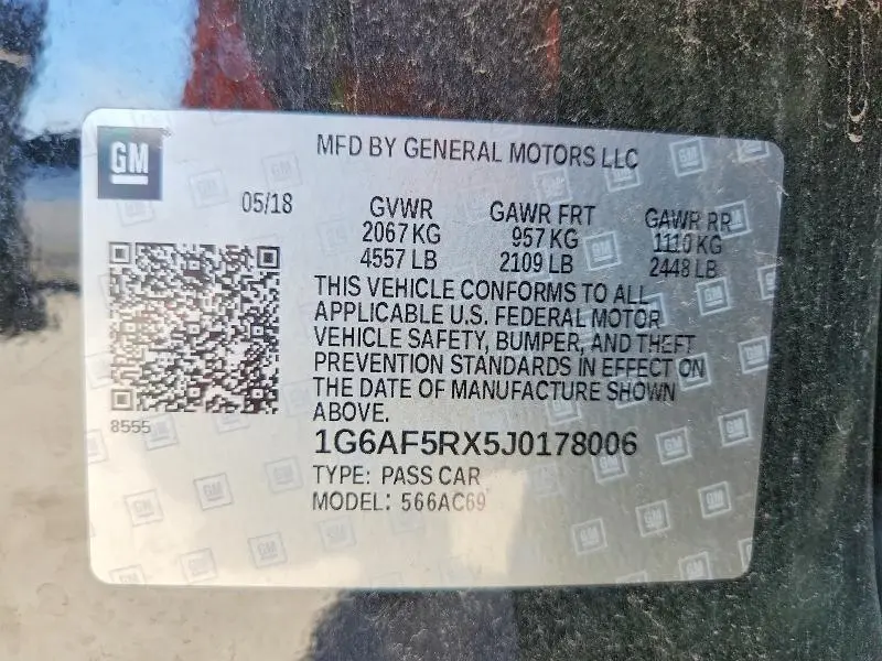 2018 CADILLAC ATS LUXURY  