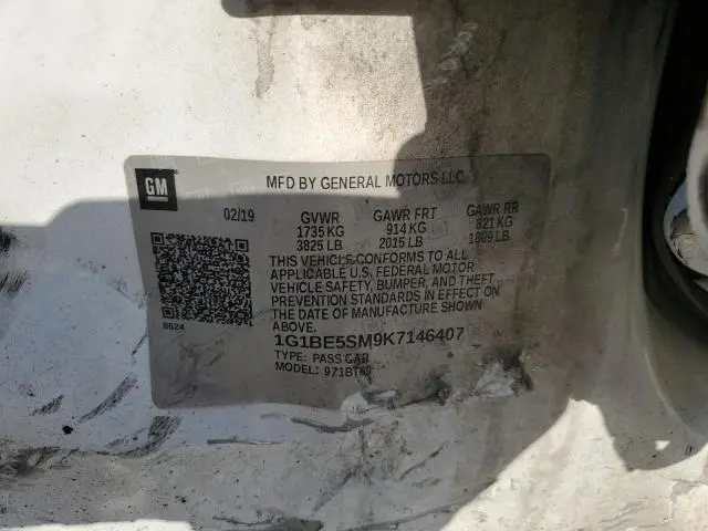 2019 CHEVROLET CRUZE LT  