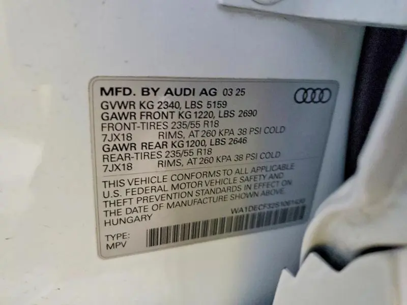 2025 AUDI Q3 PREMIUM S LINE 45  