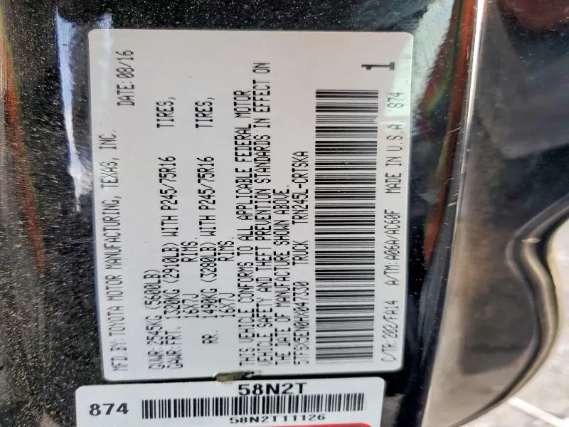 2017 TOYOTA TACOMA ACCESS CAB  