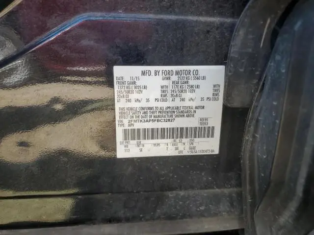 2015 FORD EDGE SPORT  