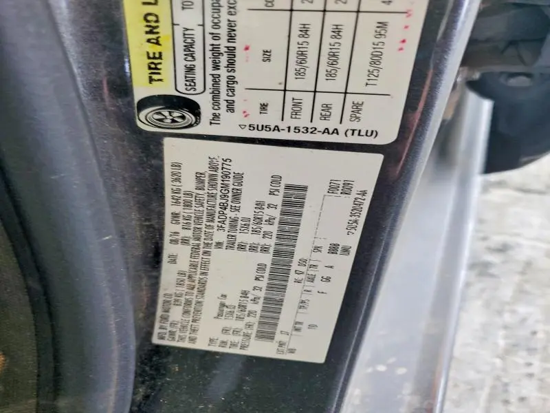 2016 FORD FIESTA SE  
