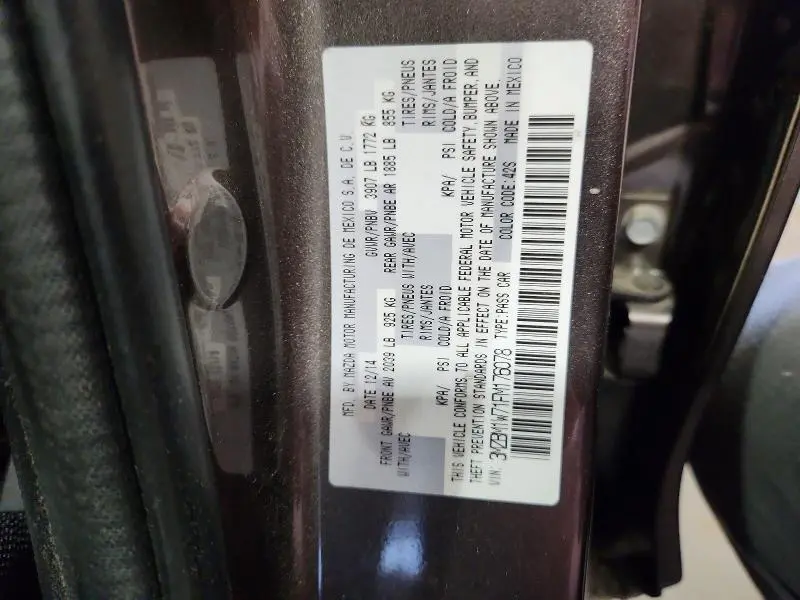 2015 MAZDA 3 GRAND TOURING  